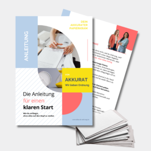 Anleitung "Dein akkurater Papierkram"