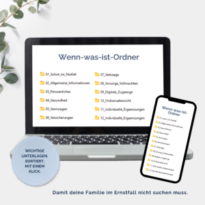 Digitaler Wenn-was-ist-Ordner